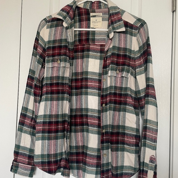 American Eagle Plaid Shirt - Picture 1 of 3